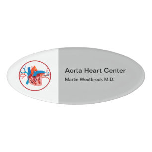 Medical Centre Cardiologist Name Tags