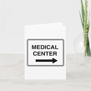 Medical Centre Sign Card