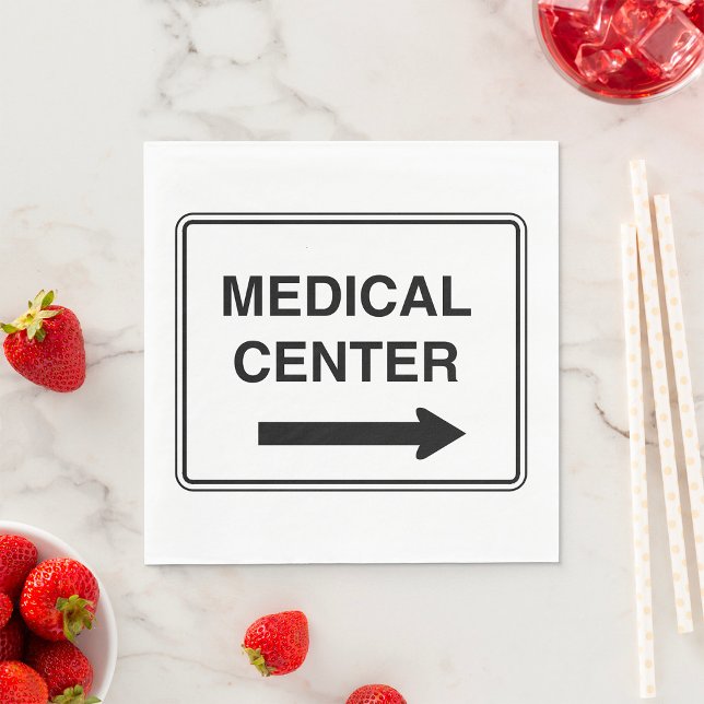 Medical Centre Sign Napkin (Creator Uploaded)