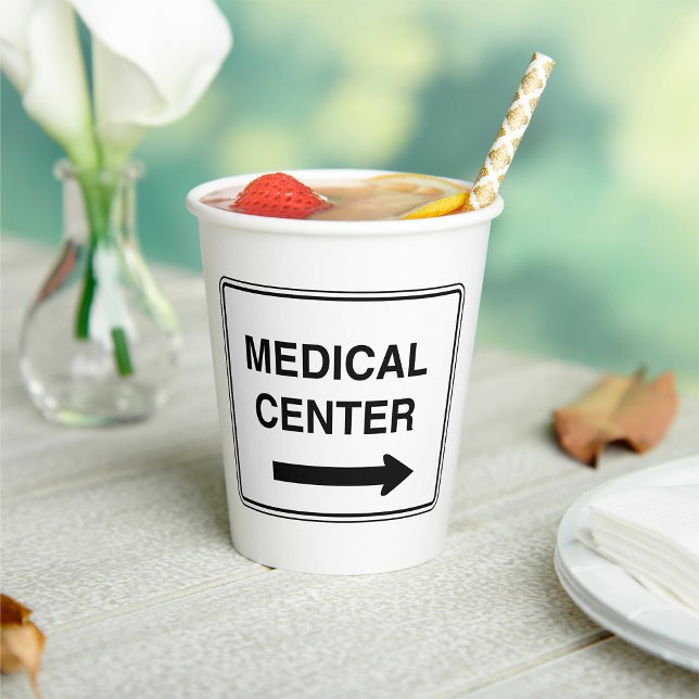 Medical Centre Sign Paper Cups (Creator Uploaded)