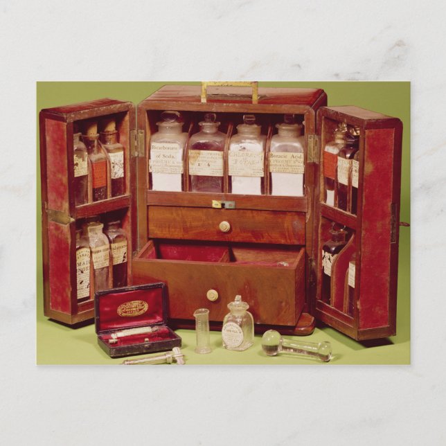 Medical chest by the Dinneford Family Chemist Postcard (Front)