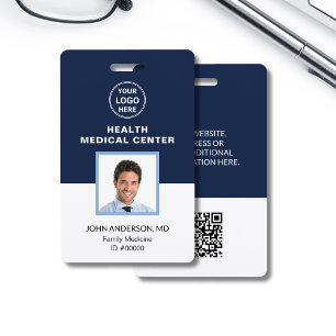 Medical Clinic Doctor Healthcare Professional ID Badge