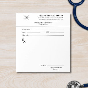 Medical Clinic Doctor Prescription  Notepad