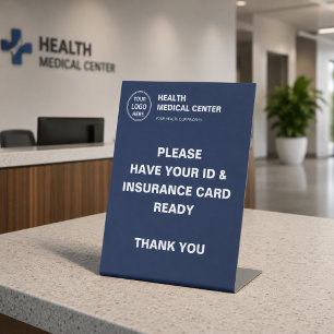 Medical Clinic Healthcare Custom Logo Insurance Pedestal Sign