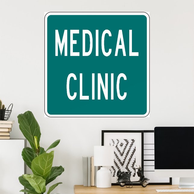 Medical Clinic Road Sign (Creator Uploaded)