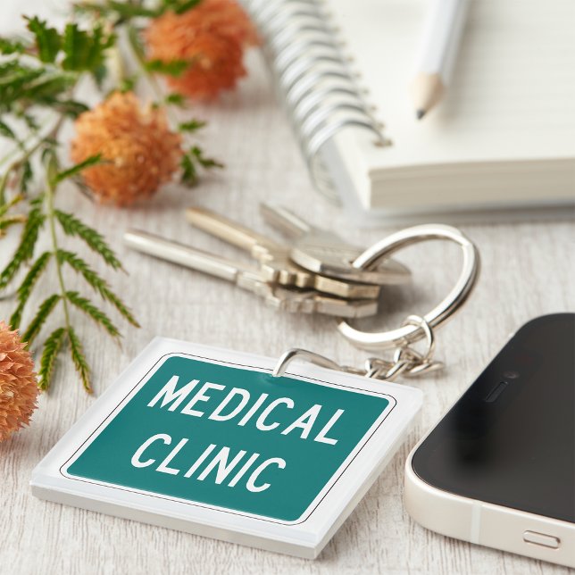 Medical Clinic Road Sign Key Ring (Creator Uploaded)