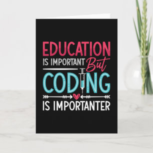 Medical Coder Education Is Important ICD Coding Card