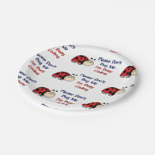 Medical Coder Ladybug2 Paper Plate