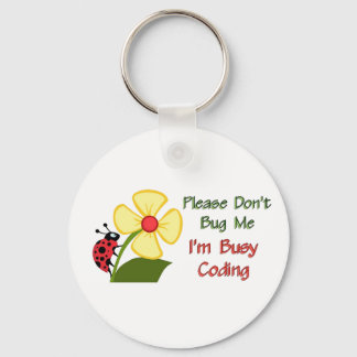 Medical Coder Ladybug Key Ring