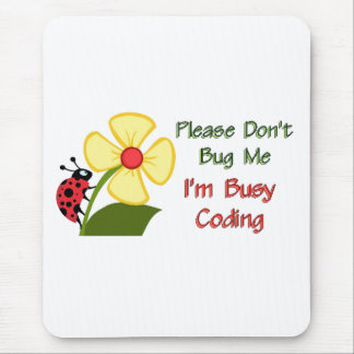 Medical Coder Ladybug Mouse Pad