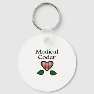 Medical Coder Red GH Key Ring