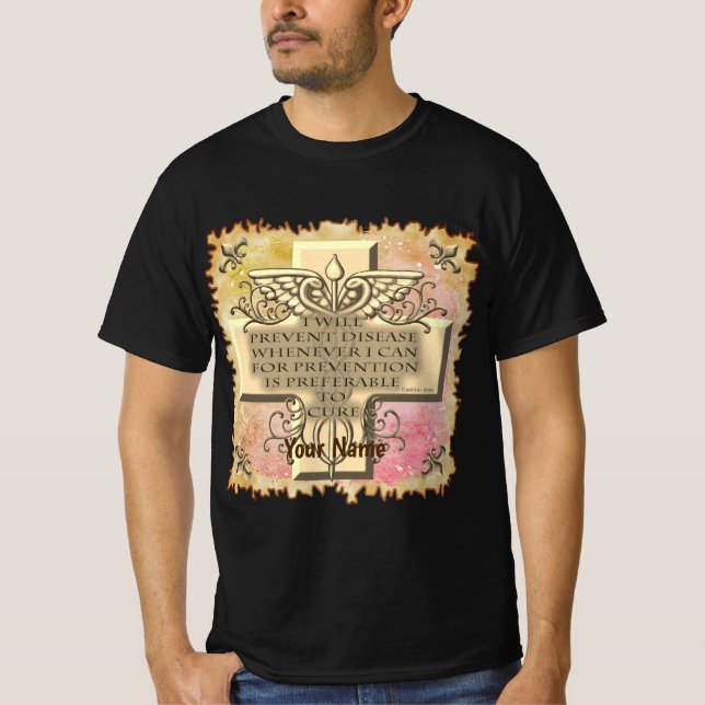 Medical Credo Caduceus T-Shirt (Front)