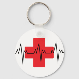 Medical cross key ring