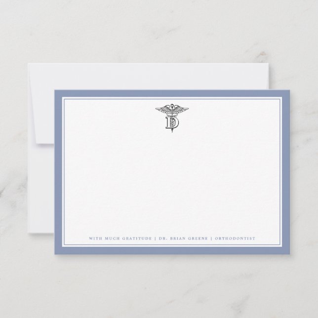 Medical Dentist | Flat Note Card (Front)