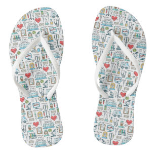 Medical Design Pattern Jandals
