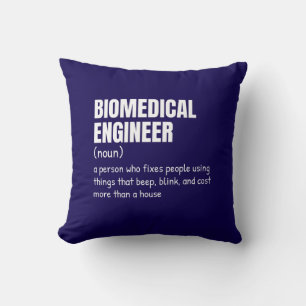 Medical Device Engineer Funny Definition Cushion