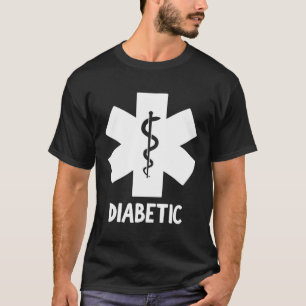 Medical DIABETIC ALERT Diabetes T-Shirt