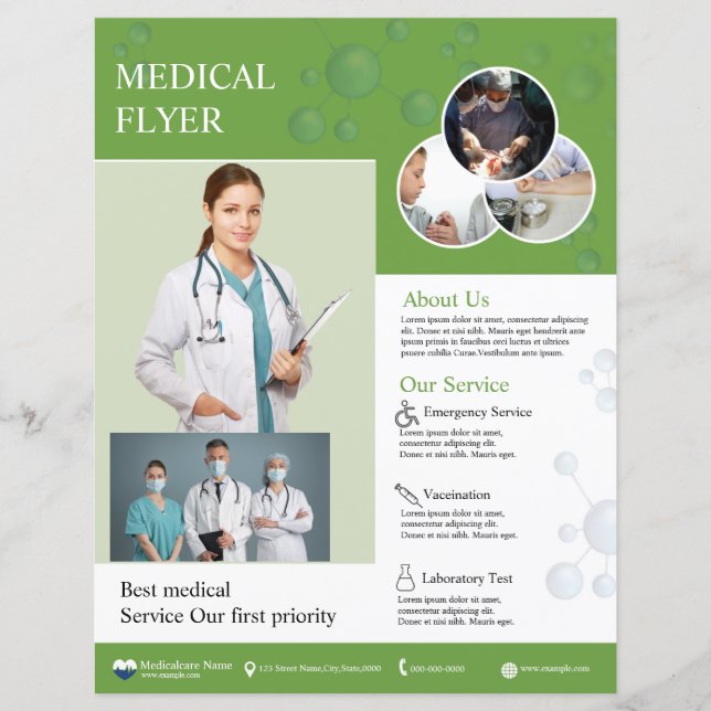Medical Doctor Flyer Template (Front)
