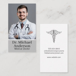 Medical Doctor Health Care Physician Business Card