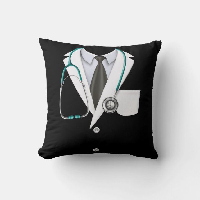 Medical Doctor Lab Coat Cushion (Front)