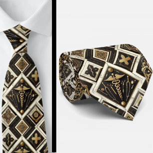 Medical Doctor Neck Tie   Health Professional Tie