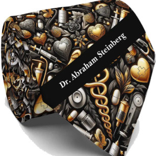 Medical Doctor Neck Tie Health Professional Tie