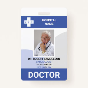 MEDICAL DOCTOR NURSE Health Care ID Badge