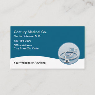 Medical Doctor Office New Business Cards