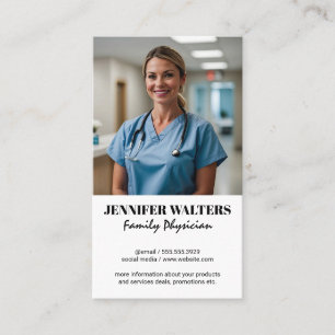 Medical Doctor Physician Business Card