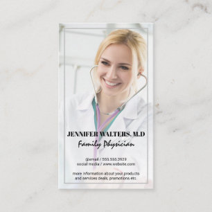 Medical Doctor   Physician   Stethoscope   Health Business Card