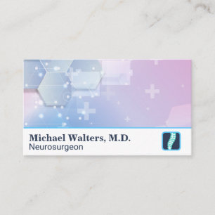 Medical Doctor   Spine Lumbar Logo Business Card