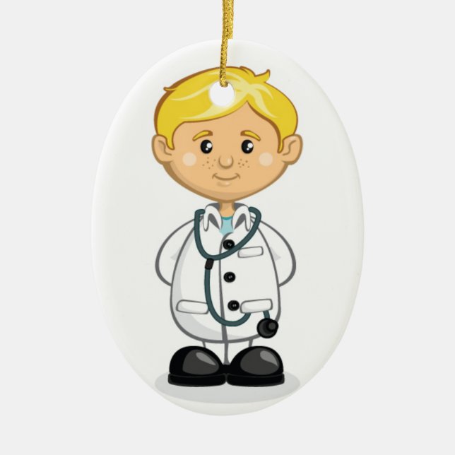 Medical - Doctor - SRF Ceramic Tree Decoration (Front)