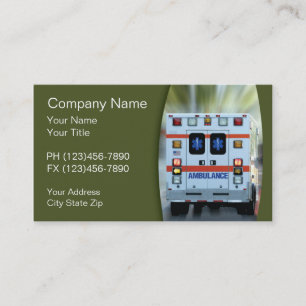 Medical, Emergency Business Cards