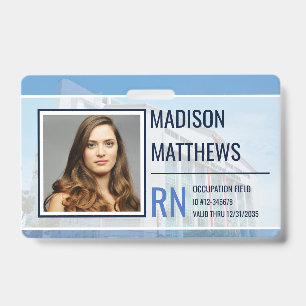 Medical Employee ID - Customisable Hospital Photo Badge