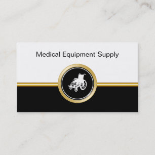 Medical Equipment Supply Business Cards