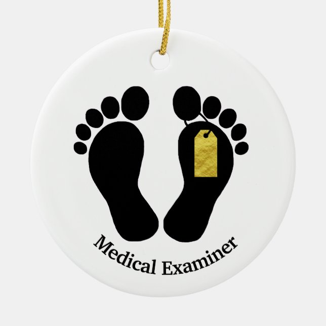 Medical Examiner Personalised Name Ornament (Front)