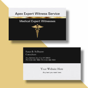 Medical Expert Witness Business Cards
