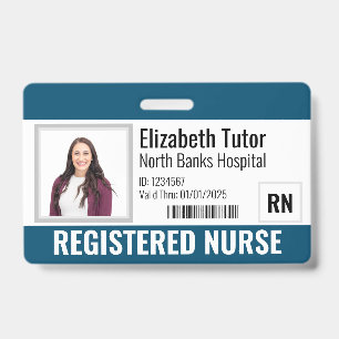 Medical Facility Badge ID Badge