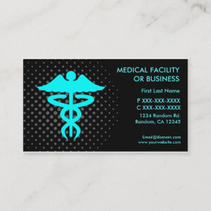 Medical facility or business customisable cards