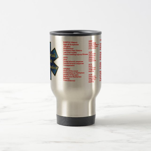 Medical First Responder's Training Mug (Center)