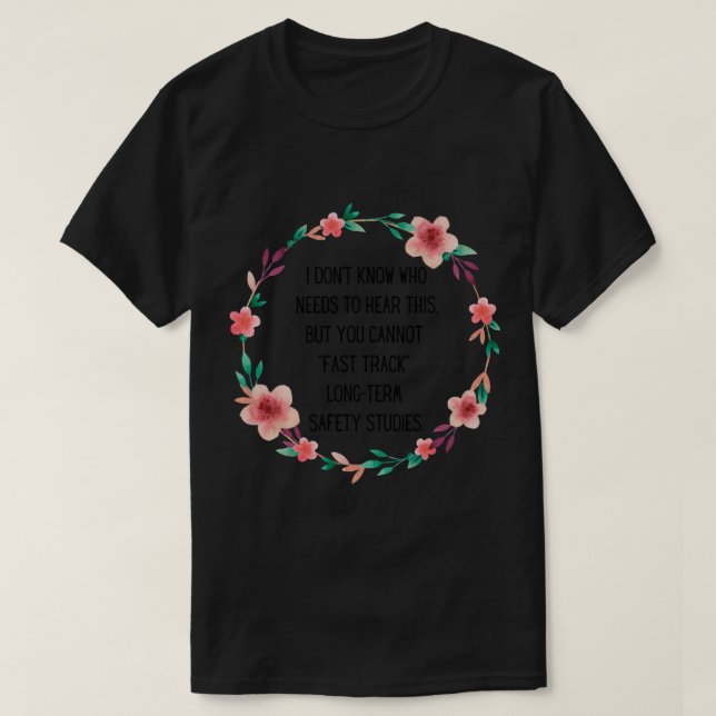 Medical Freedom Floral Design T-Shirt (Design Front)