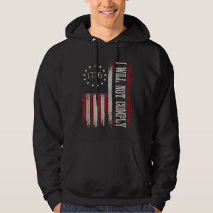 Medical Freedom I Will Not Comply No Mandates Hoodie