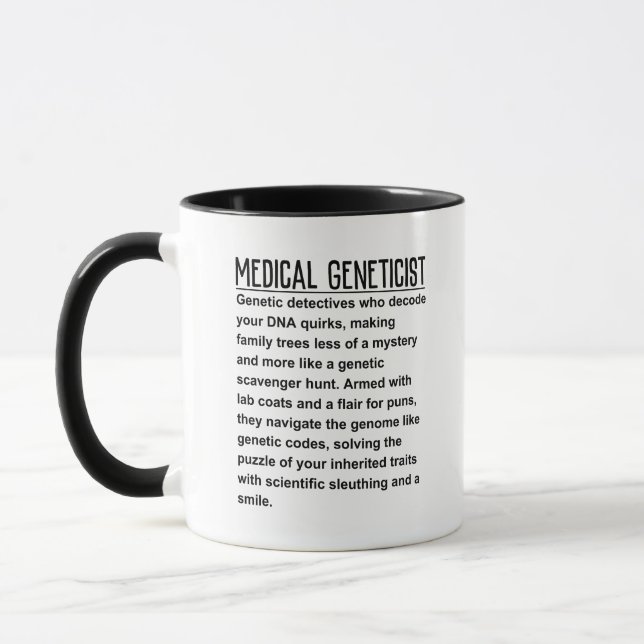 Medical Geneticist Mug (Left)