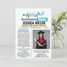 Medical Graduation Newspaper College Unique 