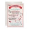 Medical Graduation Prescription Pad Invitation