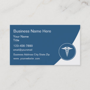 Medical Health Theme Business Card Template
