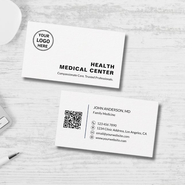Medical Healthcare Clinic Doctor Professional Business Card (Medical Healthcare Clinic Doctor Professional Business Card)