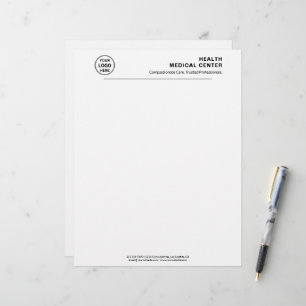 Medical Healthcare Clinic Doctor Professional Custom Letterhead