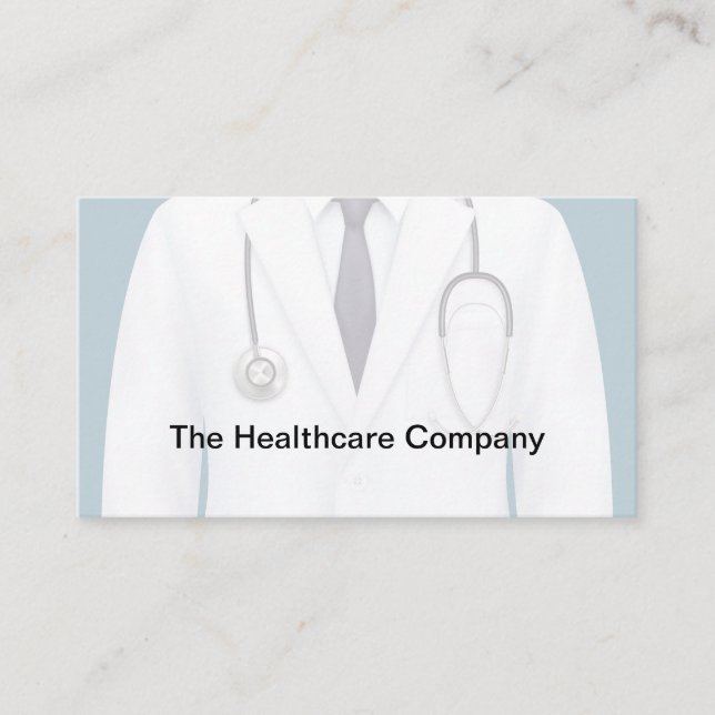 Medical Healthcare Theme Business Cards (Front)