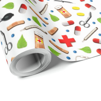 Medical Healthcare Wrapping Paper
